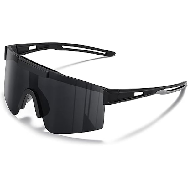 Pyöräilylasit - Urheilulasit - Aurinkolasit - UV400 Suoja Ski Goggles Ulkoilu Pyörä Moottoripyörä Ajaminen Kalastus Vaellus Musta