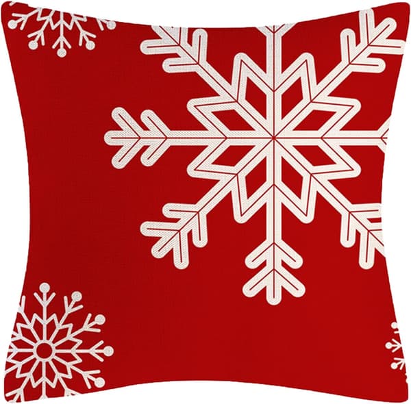 Julkuddeöverdrag, Julkuddeöverdrag i Linne, Julkuddeöverdrag för Dekoration, Julkuddar för Soffa, för Soffa, Vardagsrum, Sovrum