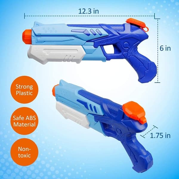 2 Pakning Super Vannpistoler 300CC Lang Rekkevidde