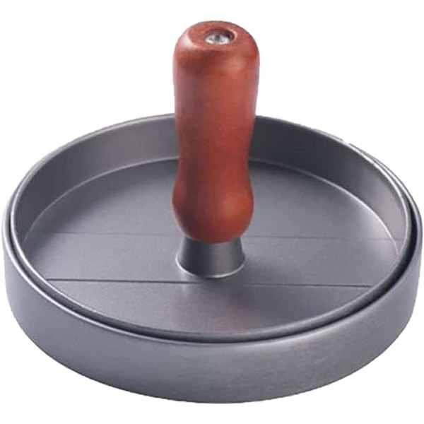 Hamburgerpress, Non Stick Hamburger Patty Maker - Hamburgerpress och Patty Press Set- Perfekt formade biffar Grillpress