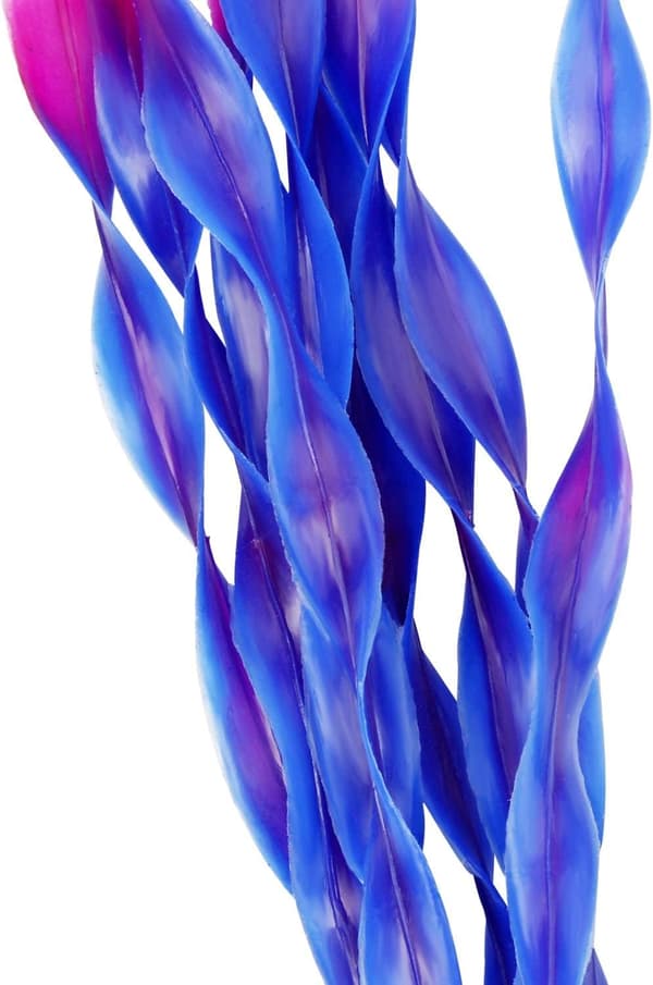 Konstgjorda algformade akvarieväxter, plastdekorationer för akvarium, 30 cm, 10-pack, lila