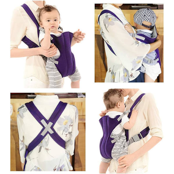 Babybjörn, Andningsbar Baby Carrier 3-i-1 Fram och Bak Justerbar Baby Sling Carrier