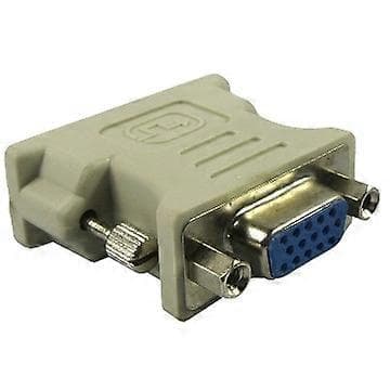 VGA 15-pin hunn til DVI 24+1 pin hann adapter