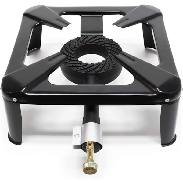 Utendørs gasskomfyr 40*40*16 cm 8500W stålkomfyr for camping, fritid, fotturer, propan/butan bruk