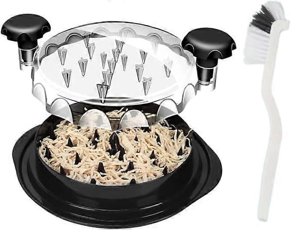 Kycklingstrimlare med transparent lock och rengöringsborste