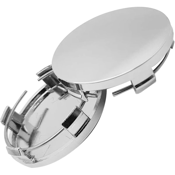 4 st Bil Däck Hjul Centrum Navkapsel Kåpa, ABS Bil Hjul Centrum Fälgar Navkapslar, Bil Tuning Tillbehör 68mm(Elektroplat-Färg)