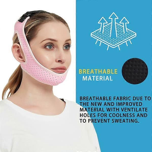Hakestropp for CPAP-brukere, anti-snorke søvnhjelpemiddel