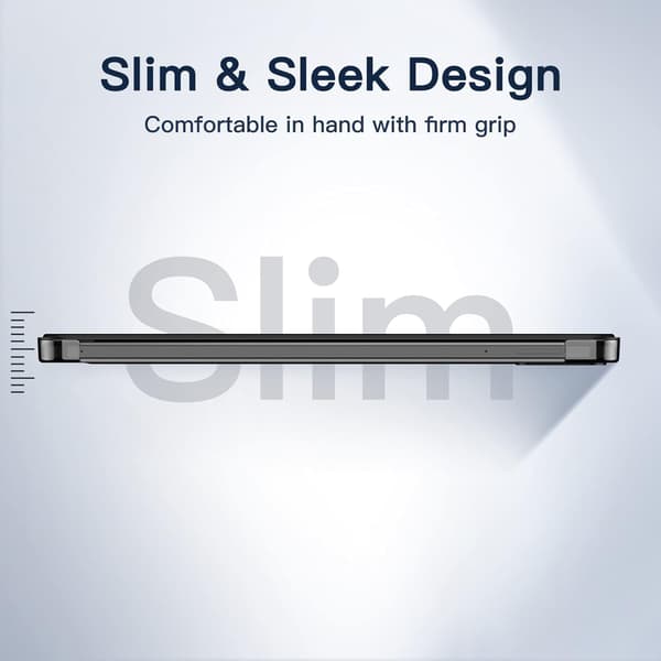 Xiaomi Mi Pad 6/6 Pro (11-tommer, 2023 model, 6. generation), slankt stativ, hårdt bagsidecover (sort)