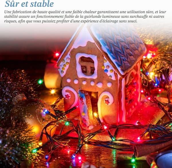 Set med 12 LED-ljusslingor: 3m Mini, vattentäta kopparslingor för fester, jul, Halloween, bröllop