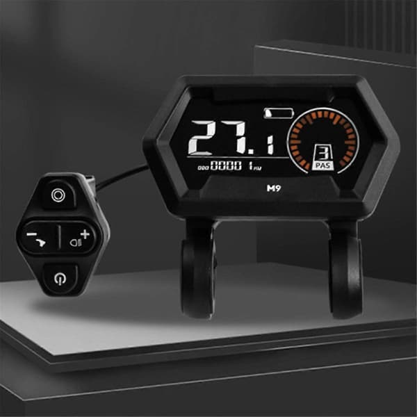 M9 Elektrisk Sykkel LCD Display Meter Kontrollpanel Stabil Enkel Installasjon Modifiserte Sett for Elektrisk