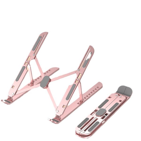 Laptop Notebook Tablet Stativ, Justerbart Sammenleggbart Bærbart Stativ, Stabilt Lastbærende Stativ, Egnet for MacBook Surface og Lignende Enheter