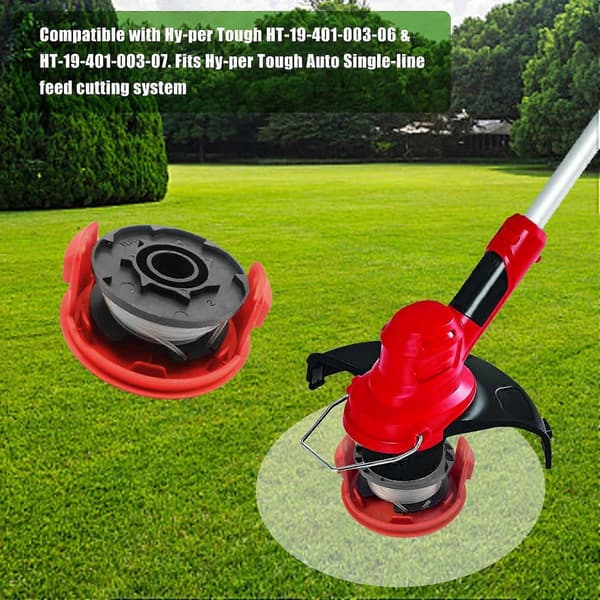 TLH-02+ TLH-02-1 8 stk. erstatningsspole + 2 stk. spolehette for Hyper Tough 20V Max HT22-401-03-05 /