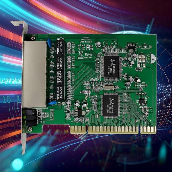 Pci Quad Fast Ethernet -kytkinlevy 100 Mbps Realtek Pci V2.2 Rtl8305+8100cl -siru