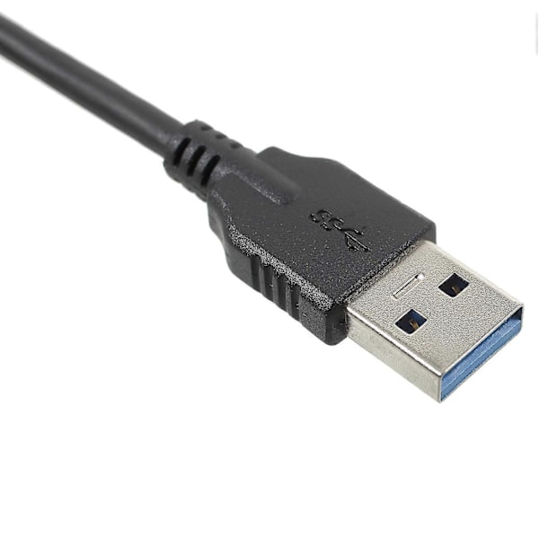 Til iPhone 15-serien 30 cm Type-C til USB 3.0 Han 3A Opladerkabel 5 Gbps Data Synkroniseringsledning