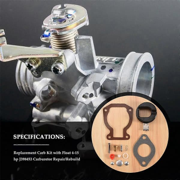 Karburator reparationssæt med FLYDER 4-15 HK til Evinrude 398453 reparation