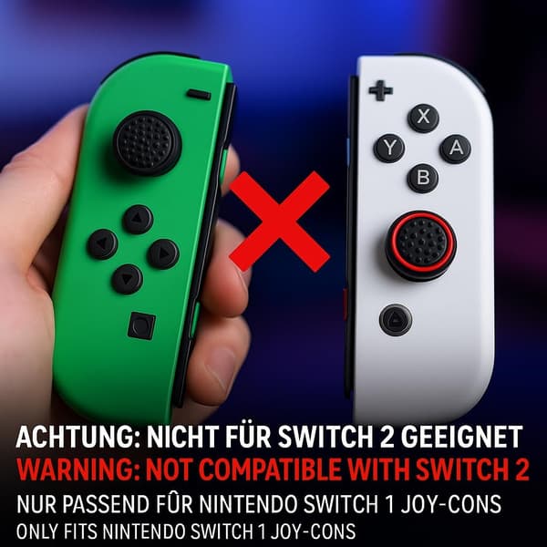 Sett med klistremerker for knapper og joysticker, kompatibel med Switch og OLED – kontrollerbeskyttelse