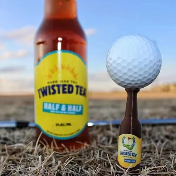 12-pack Roliga Golf-Tees, Ölflaska Golf-Tees Återvinningsbara Plast Golf-tees för Män, Golfpresenter för Män, Pappa, Golfare