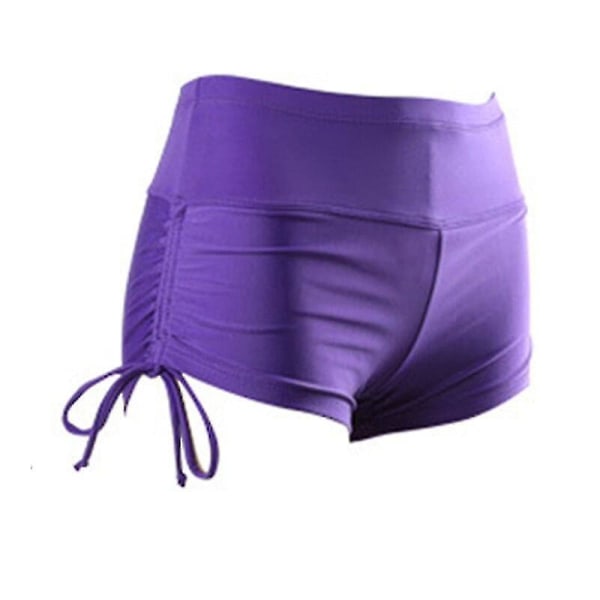Dam Trunks För Simning Strand Badkläder String Skinny Trunks Sim Accessoarer Femme Clothing purple XL