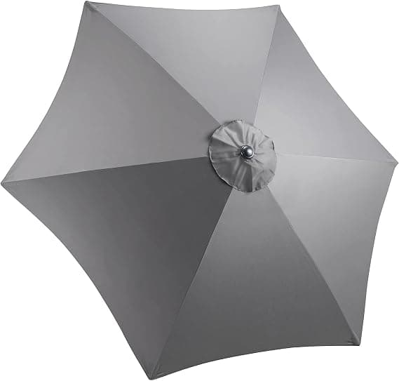 Udskiftningsparasoldug, sekskantet, 6 arme, UV 30+ beskyttelse til haveparasol