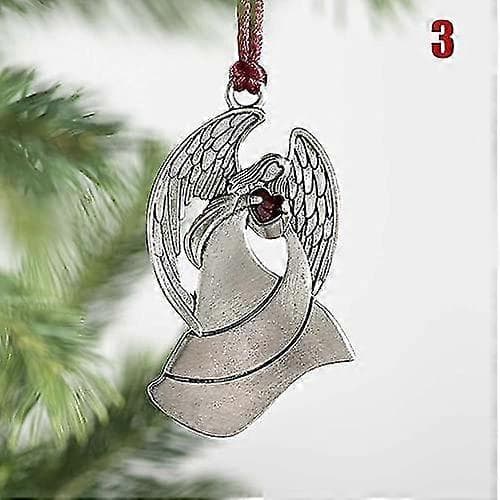 Solid Tinn Juletrepynt Julehengende Ornament Hjem Restaurant Dekorasjon