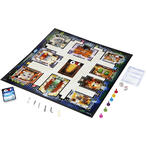 Clue-spelet för åldrarna 8 och uppåt, brädspel för 3-6 spelare