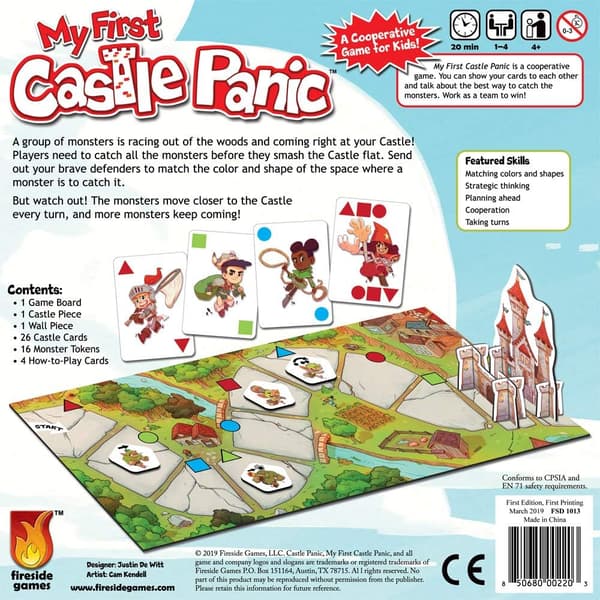 Fireside Games My First Castle Panic, Monivärinen