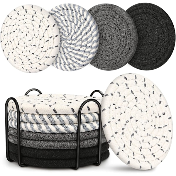 Dryckesunderlägg, Underlägg för soffbord, 8-pack, Absorberande Underlägg, Bohemiska Underlägg