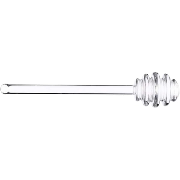 Mini glas honungsdipper pinne sirap dispenser glas honungsdipper pinnar sked för honungsburk