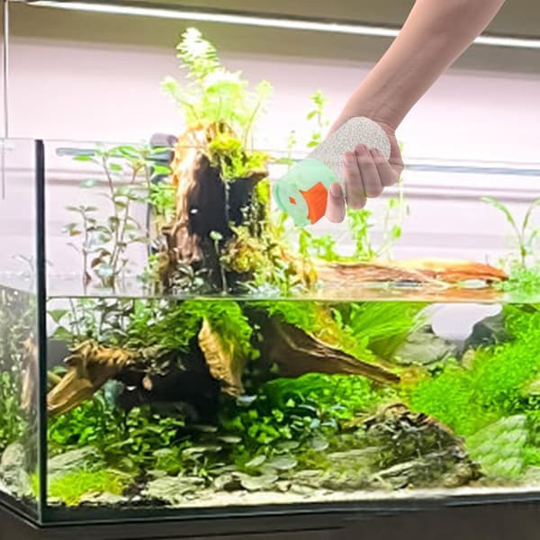 Fiskmatningsflaska, matförvaringsbehållare, fuktsäker akvariedispenser, ej automatisk