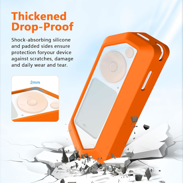 Skyddsfodral Kompatibelt med Flipper Zero - Orange
