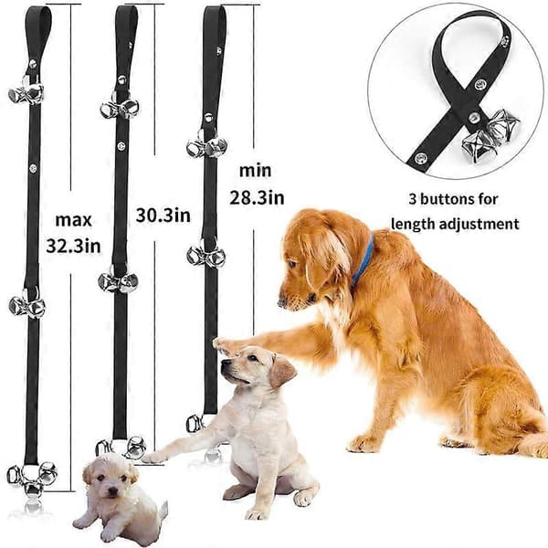 Uppgraderade valp klockor hund dörrklockor för dörrknopp/potträning