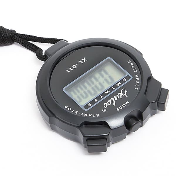 Sportstoppur Timer Varv Split Digital Stoppur med Klocka Kalender Alarm, Stor Display Stöttålig Stoppur