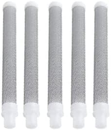 5-pack Färgsprutpistolfilter 60 Mesh Ersättning Högtryckssprutningstillbehör Push on-typ