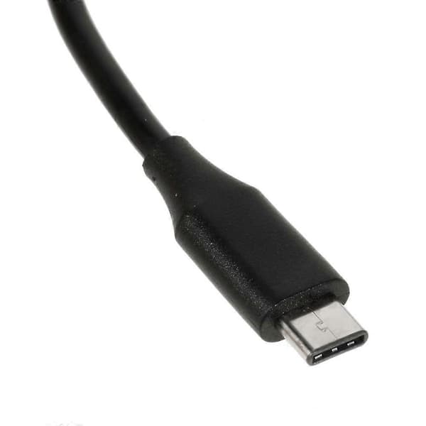 USB 3.1 Typ-C OTG Värdkabel för Macbook Laptop Tablet Mobiltelefon - Svart