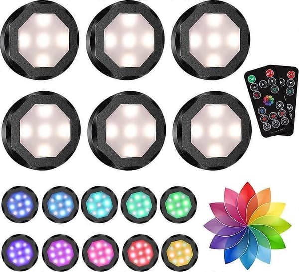 Skåp LED-lampor med fjärrkontroll