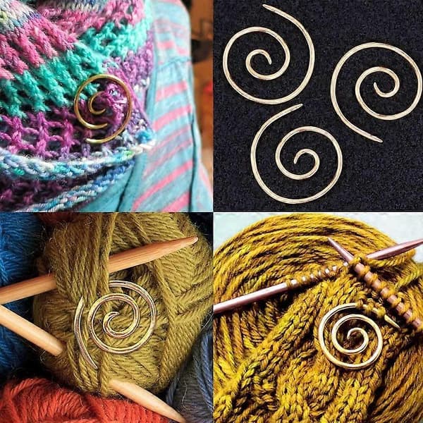Spiral Kabel Strikkepind, Rustfrit Stål