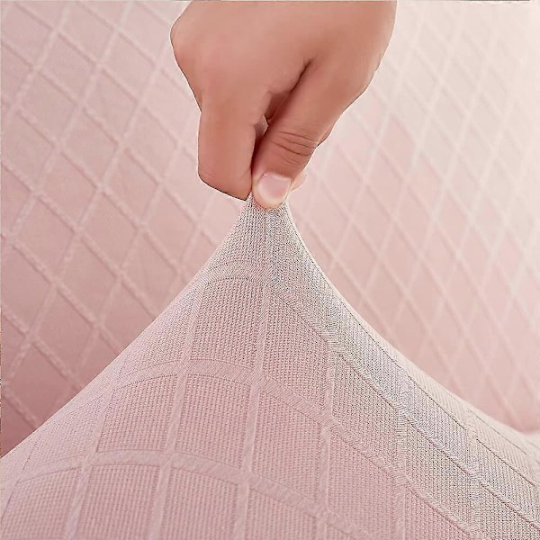 Sofföverdrag utan armstöd Stretch sofföverdrag rosa