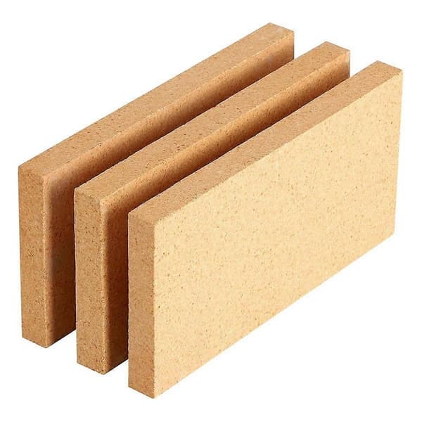 Eldfasta tegelstenar för höga temperaturer 3000F för pizzaugnar, vedspisar och smedjor - 9\"X4.5\"X0.8\", 3-pack
