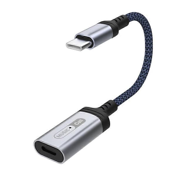 MH-306 USB til 8-pinners lydadapter for iPad Pro Air 2022/MacBook Air Type til iOS-hodetelefoner