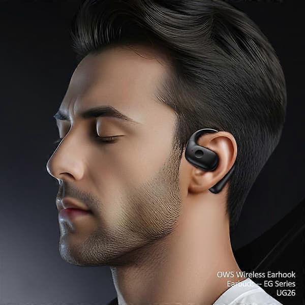 Typ A USAMS UG26 OWS Trådlösa Öronbygel Hörlurar Bluetooth 5.3 Headset, EG-serien