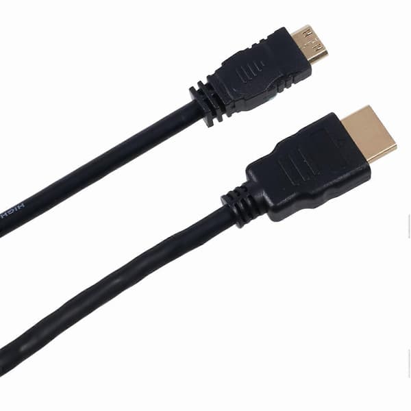 Gullfarget belagt 1080P HDMI Mini til HDMI Digital Videokabel Type A til C (1,5M)