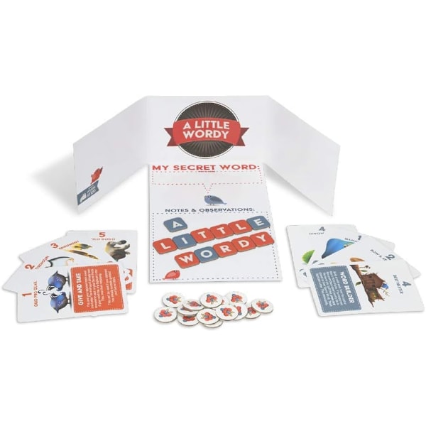 A Little Wordy av Exploding Kittens - 2 Spelare - Ålder 10+ - 15 Minuters Speltid - Bokstavsplatta Ordspel - Dejtkvällsspel