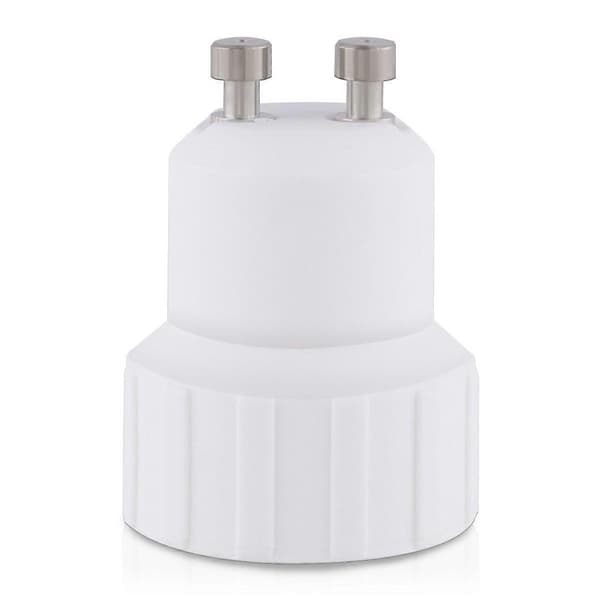 4-fatningsadapter - GU10 til E14 fatningskonverter - Bajonetfatningslampeholderadapter til halogen LED-pære