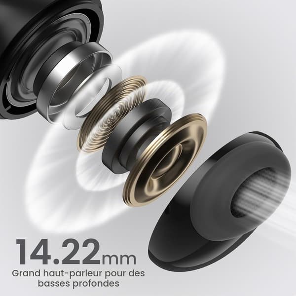 Langattomat Bluetooth-nappikuulokkeet Samsungille, Mini In-Ear-kuulokkeet