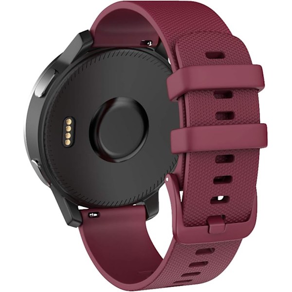 Silikonarmband för Garmin Vivoactive, Samsung Galaxy Watch, 18mm Snabbkoppling Bytband