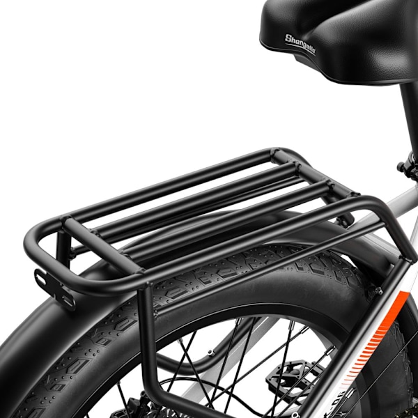 MX06 Elcykler 1000W Motor 48V 17.5AH Batteri 42 km/t Fat Tire 26-tommer Elcykel Voksen Elcykel White