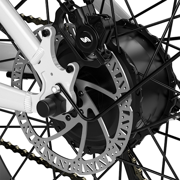 Shengmilo MX06 Elcykler 1000W motor 48V 17.5AH batteri 42KM/H 90KM udholdenhedscykel til bybrug elektrisk mountainbike White
