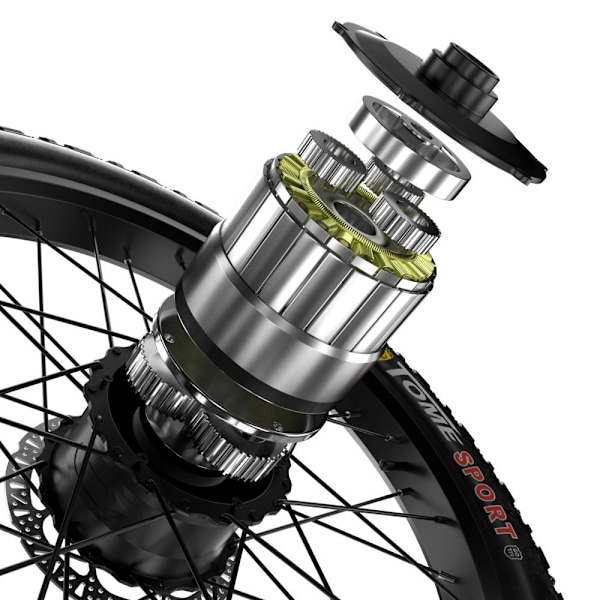 sähköpyörä MX06 1000W moottori 48V 17.5AH akku 26-tuumainen sähköpyörä 42KM/H SHIMANO 7-vaihteinen kaupunkisähköpyörä 90KM kestävyys Vit