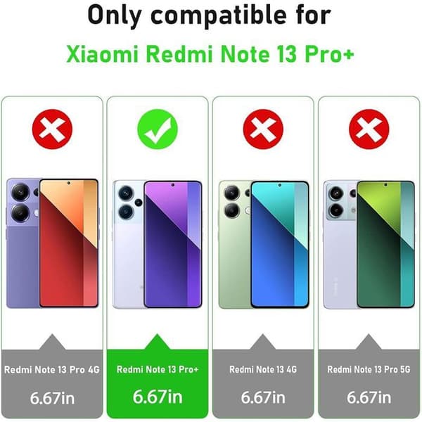 Coque - E.F.CONNECTION - För Xiaomi Redmi Note 13 Pro Plus 5G - Marinblå - Stötsäker - Heltäckande skydd marinblå