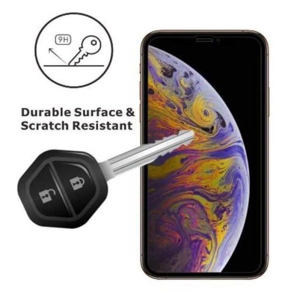 iPhone XR hærdet glas, [3D fuld dækning] [9H hårdhed] Anti-ridse skærmbeskyttelsesglas til iPhone XR [6,1 tommer] F0CE94